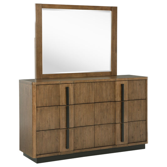 Terrace Dresser With Mirror in Ash Brown - Coaster Furniture
