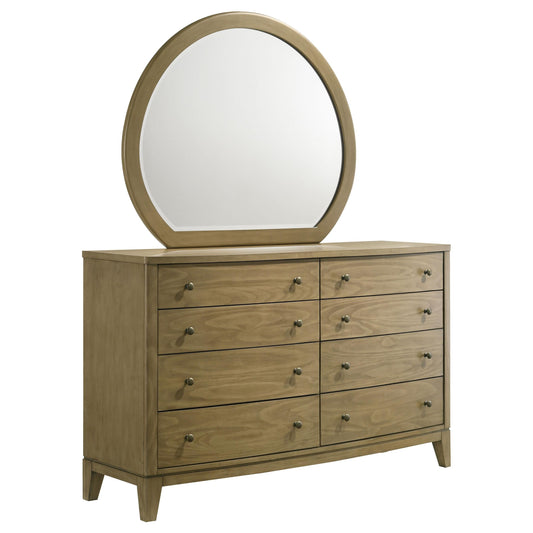 Granada Dresser With Mirror in Natural Pine - Coaster Furniture