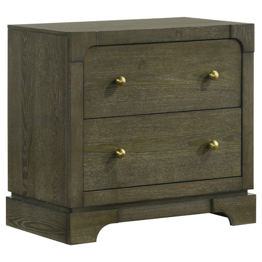 Gran Park Nightstand in Dark Cocoa - Coaster Furniture