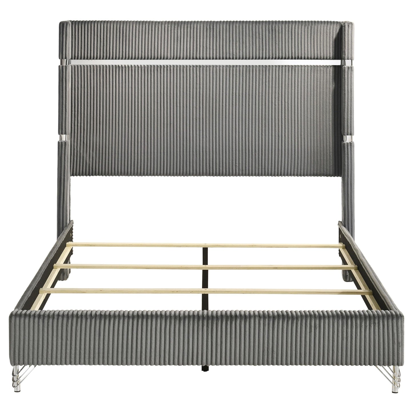 Lucia Queen Bed - Grey