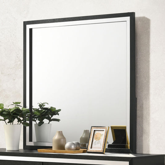 Lucia Dresser Mirror - Black