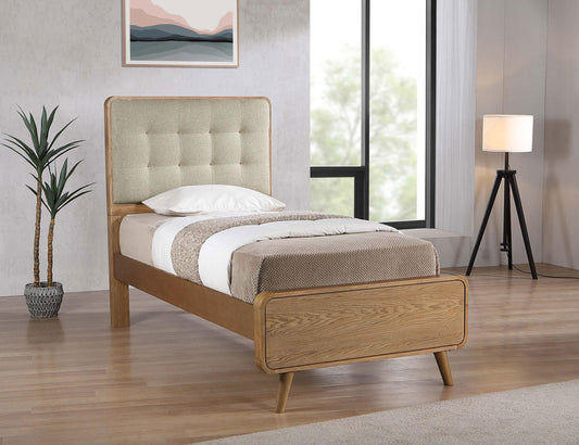 Robyn Twin Bed - Light Ash