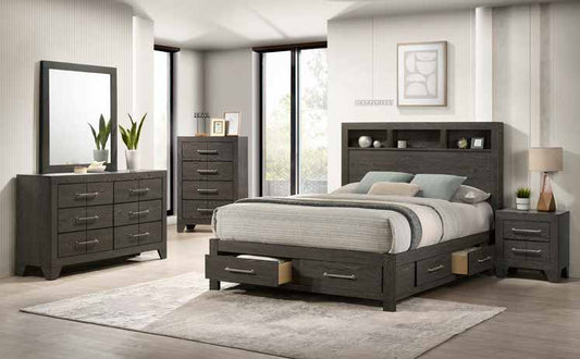 B024 79” Grey Bedroom Set 63”