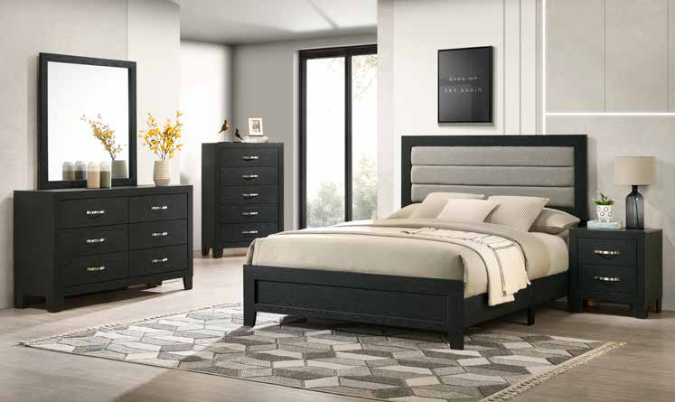 B040 78” Black Bedroom Set 63”