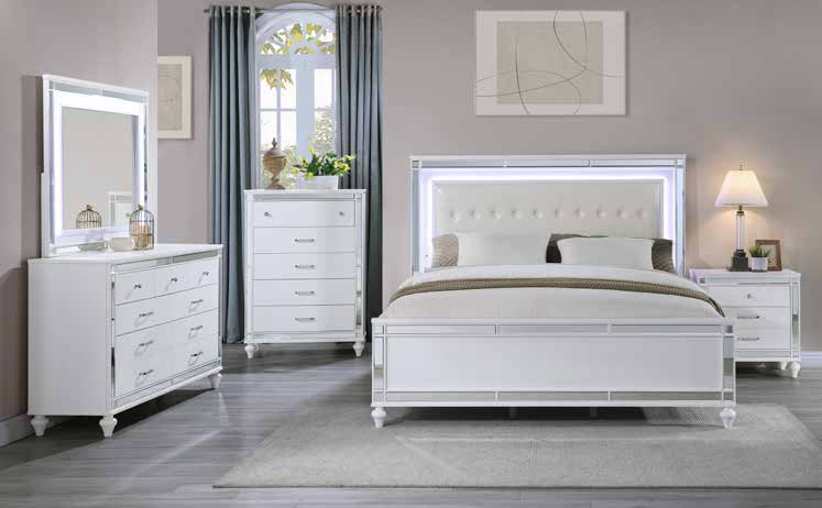 B561 79” White Bedroom Set 63”