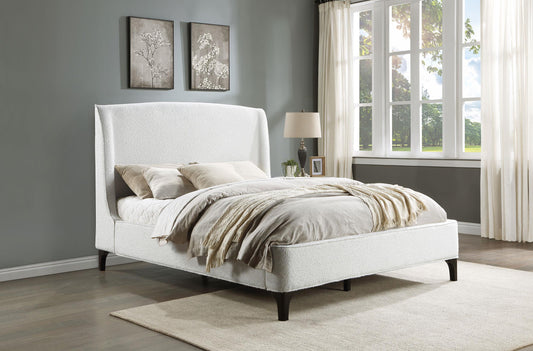 Mosby E King Bed - Snow