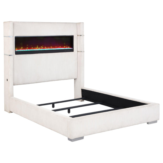Tisdall Bed in Cream