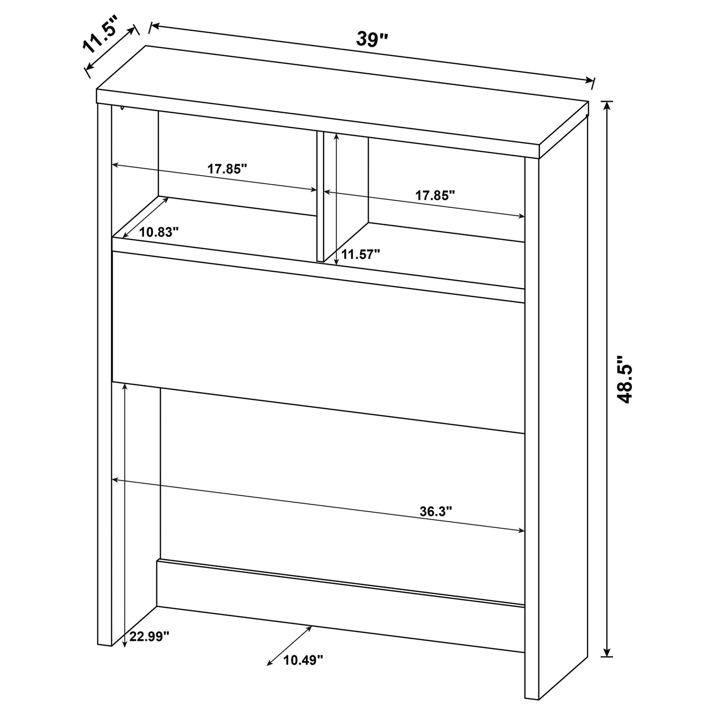 Westpark Twin Headboard