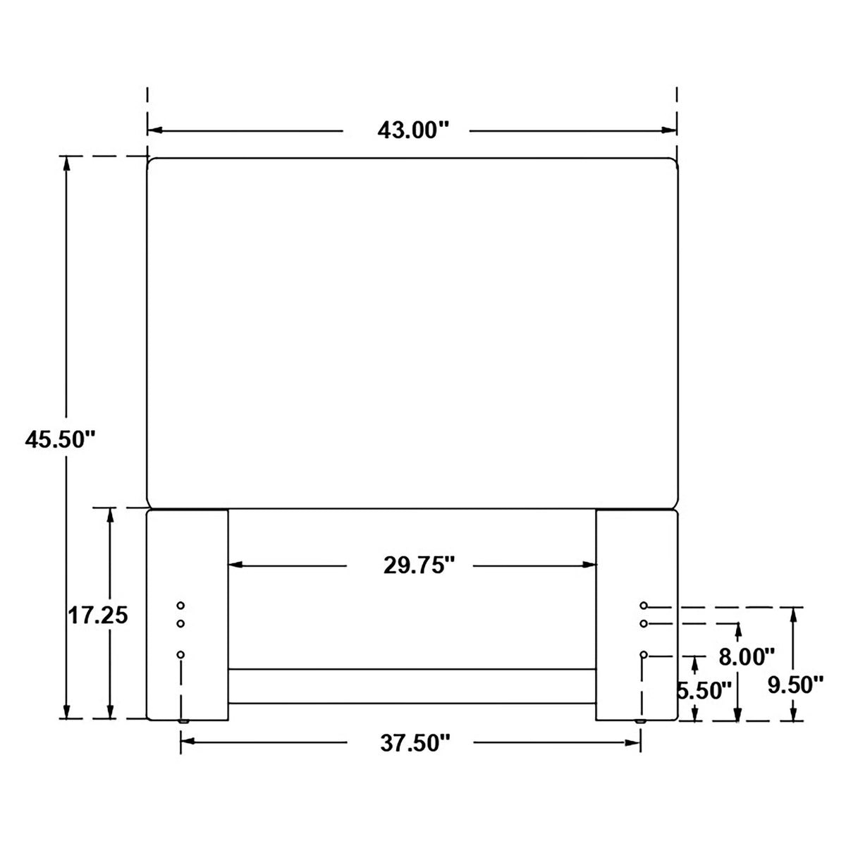 Pirro Twin Headboard in Sand - Coaster Furniture