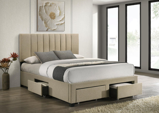 Wheatland Bed in Light Brown