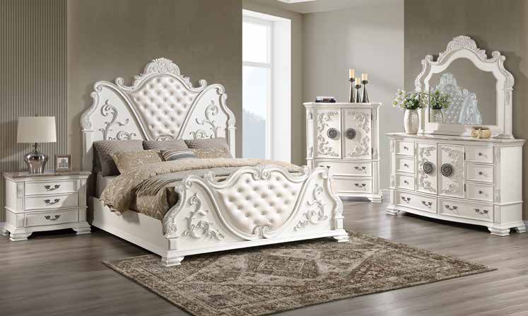 B901 Off White Bedroom Set