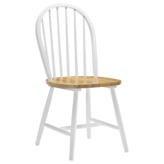 Cinder Side Chair in White - Coaster Furniture