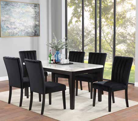 D310B-BK Dining Set