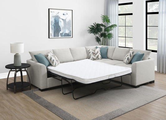 Ashford Sleeper Sectional in Greige - Coaster Furniture