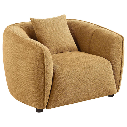 Aleisha Chair in Mustard Yellow - Coaster Furniture