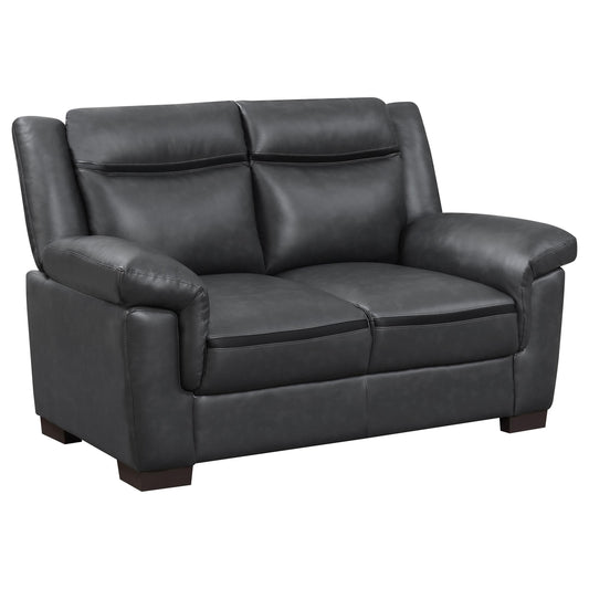 Arabella Loveseat in Grey - Coaster Furniture