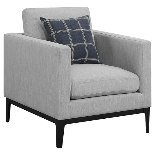 Apperson Chair in Light Grey - Coaster Furniture