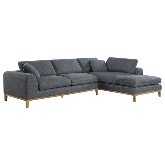 Persia Sectional in Grey - Coaster Furniture