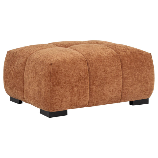 Octavia Ottoman in Orange - Coaster Furniture