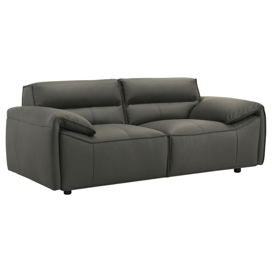 Buxton Loveseat in Orange - Coaster Furniture