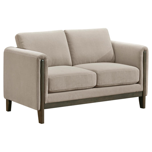 Islington Loveseat in Taupe - Coaster Furniture