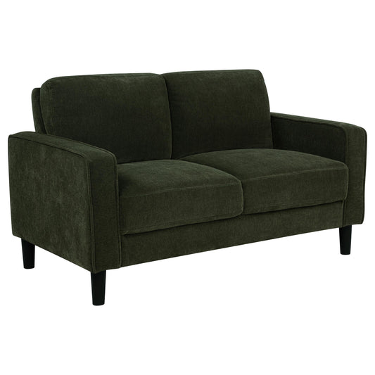 Ruth Loveseat in Rust - Coaster Furniture