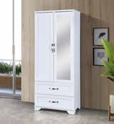 710 2 Door with 1 Mirror / 2 Drawer
