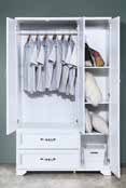 740 3 Door with 1 Mirror / 2 Drawer