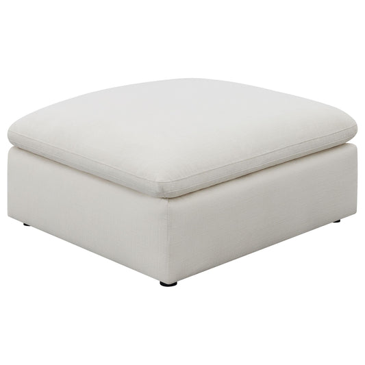 Hobson Ottoman in Ivory - Coaster Furniture