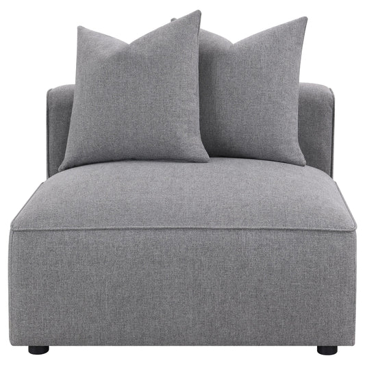 Jennifer Armless Chair in Terracotta - Coaster Furniture