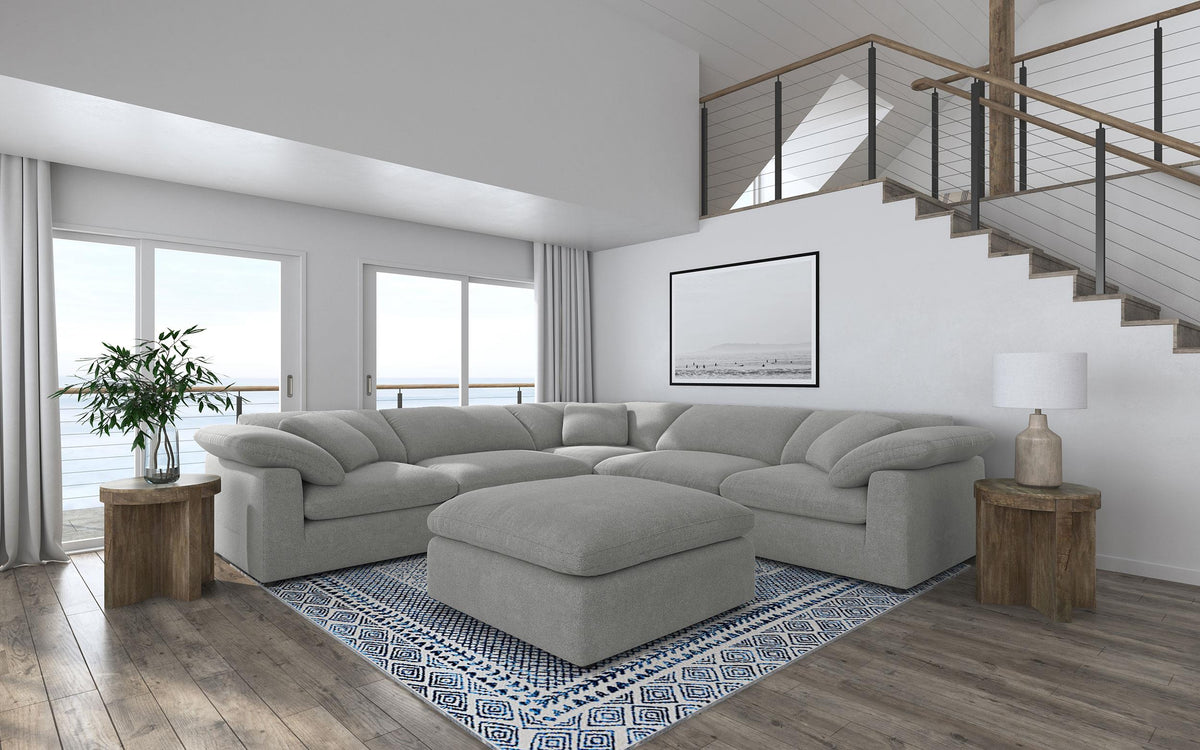 Raleigh Ottoman in Ivory - Coaster Furniture