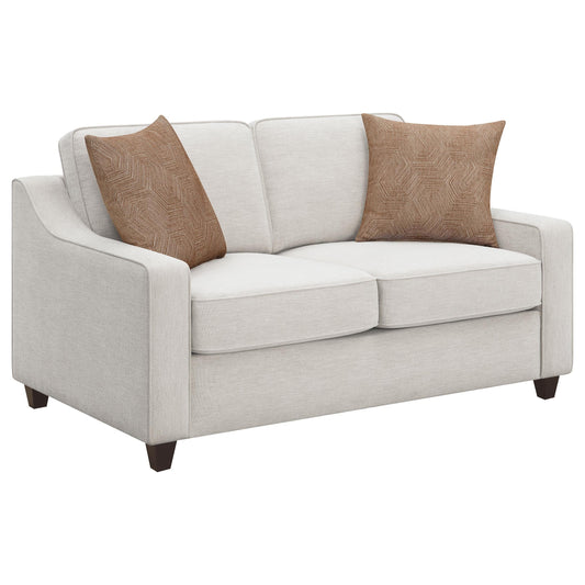 Christine Loveseat in Beige - Coaster Furniture