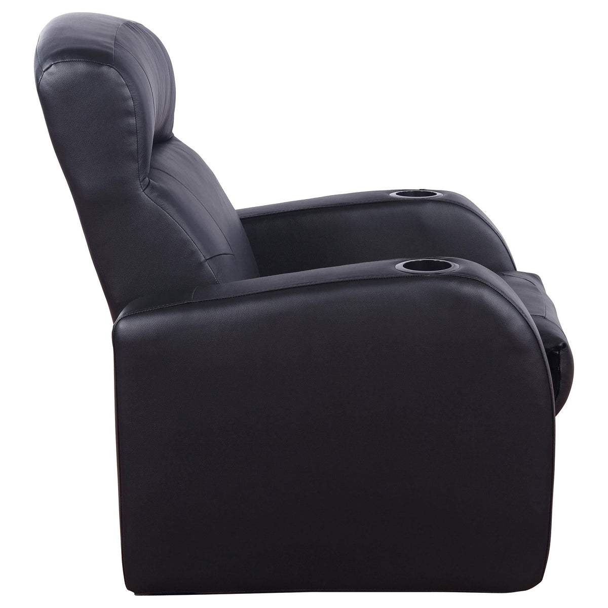 Cyrus 5-Piece Theater Seating in Black - Coaster Furniture