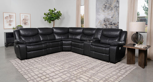 Sycamore 3-Piece Power Sectional - Dark Grey