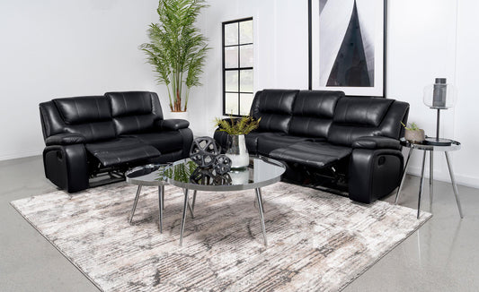 Camila Reclining 2-Piece Set in Red - Coaster Furniture