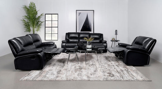 Camila Reclining Sofa Set in Red - Coaster Furniture