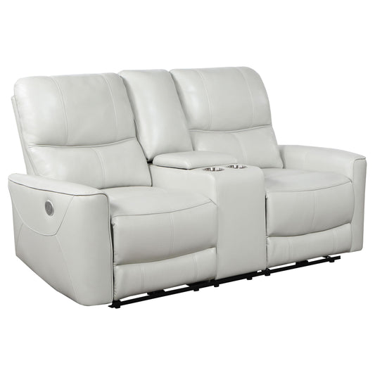 Greenfield Power Loveseat in Dove Grey - Coaster Furniture