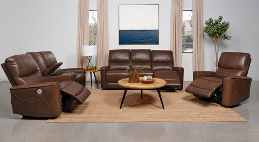 Greenfield Power Reclining 3-Piece Set in Dove Grey - Coaster Furniture