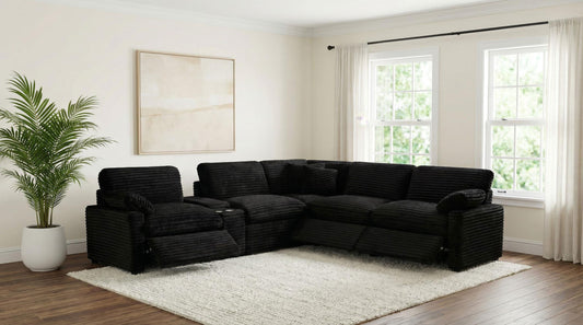 Collins Modular Power Sectional in Black - Coaster Furniture