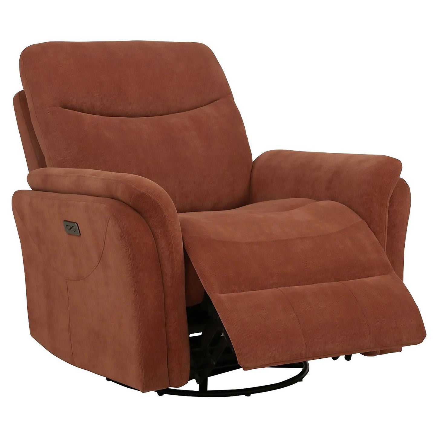 Adler Swivel Glider Recliner - Rust
