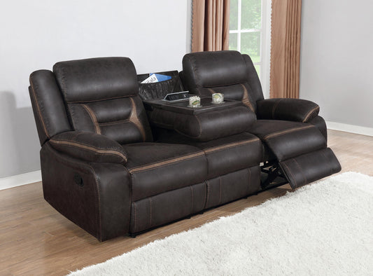 Greer Motion Sofa in Taupe - Coaster Furniture