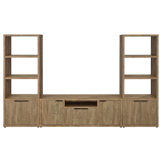 Tabby 3-Piece Entertainment Center in Mango - Coaster Furniture