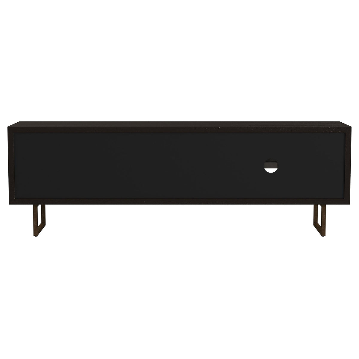 Marsden Tv Stand in Charcoal Black - Coaster Furniture