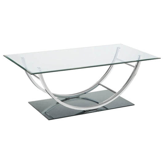 Danville Coffee Table in Chrome - Coaster Furniture
