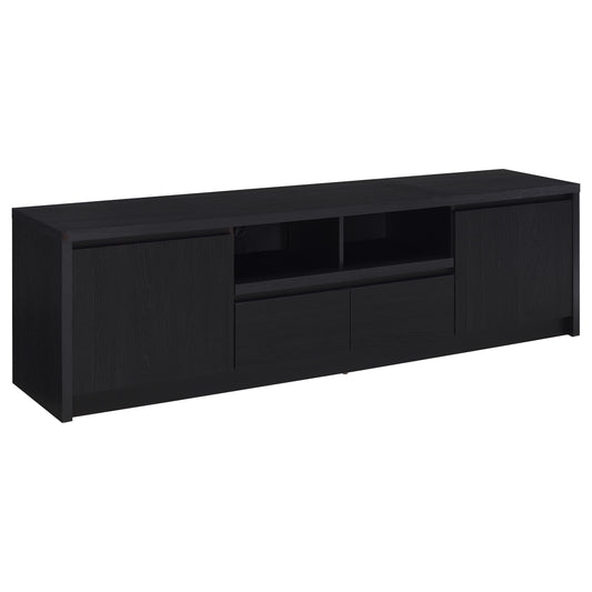 Knapp Tv Stand in Black - Coaster Furniture