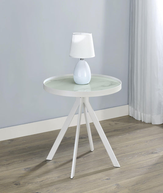 Briggs End Table - White