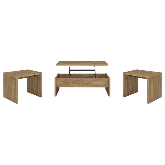 Canoga Coffee Table Set in Mango - Coaster Furniture