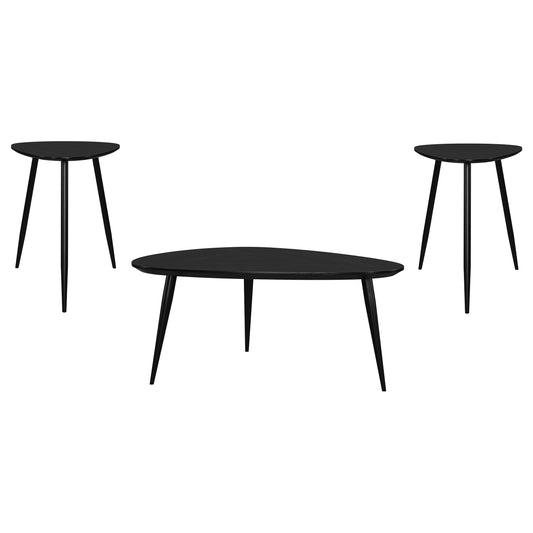 Odessa Coffee Table 3 Set in Black - Coaster Furniture