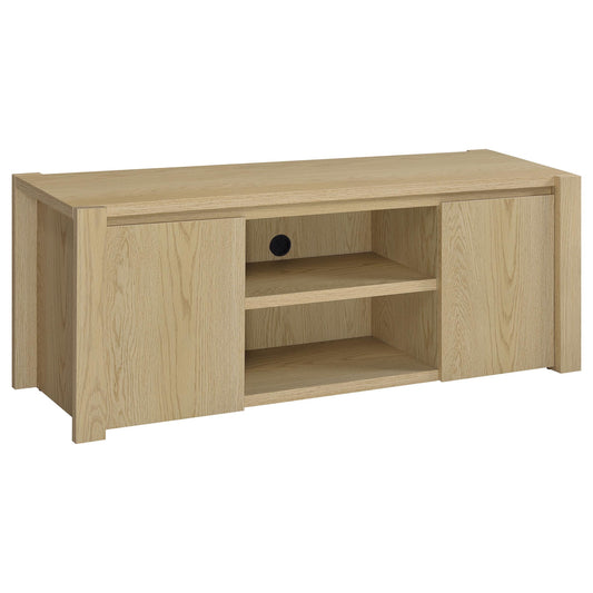Laurelton Tv Stand in Light Oak - Coaster Furniture