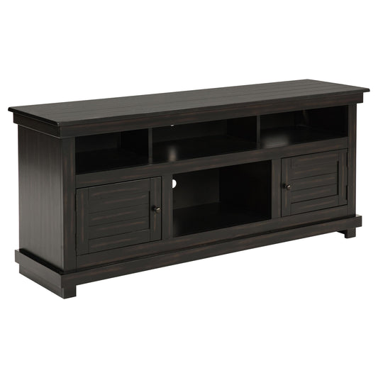 Payne Tv Stand in Distressed Java - Coaster Furniture